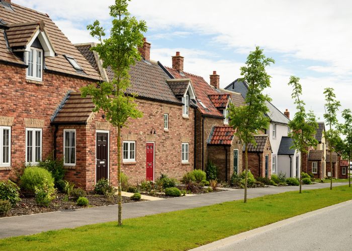 Row of houses in Sheffield